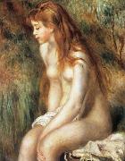 Pierre Renoir Young Girl Bathing Spain oil painting artist